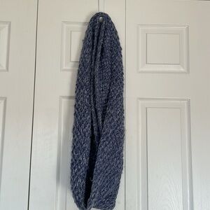 Blue infinity scarf